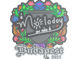 Sticker | molodoy (Embroidered) | Budapest 2025