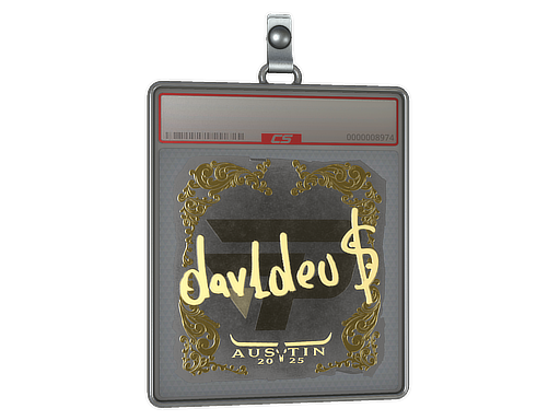 Sticker Slab | dav1deuS (Gold) | Austin 2025