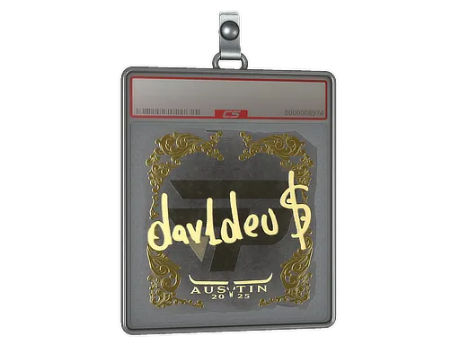 Sticker Slab | dav1deuS (Gold) | Austin 2025