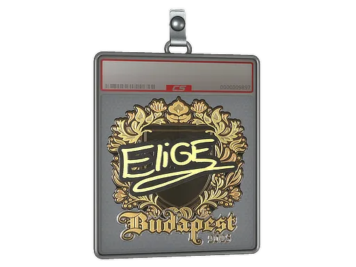 Sticker Slab | EliGE (Gold) | Budapest 2025