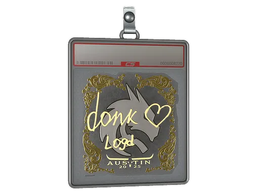 Sticker Slab | donk (Gold) | Austin 2025