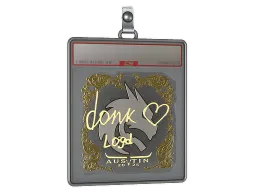 Sticker Slab | donk (Gold) | Austin 2025