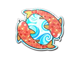 Sticker | Twin Koi