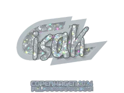 Sticker | isak (Glitter) | Copenhagen 2024