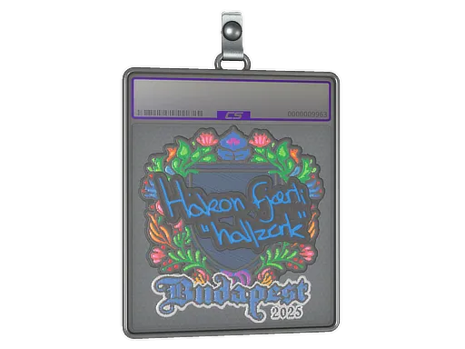Sticker Slab | hallzerk (Embroidered) | Budapest 2025