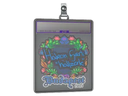 Sticker Slab | hallzerk (Embroidered) | Budapest 2025