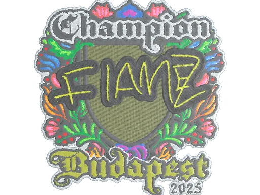 Sticker | FlameZ (Embroidered, Champion) | Budapest 2025