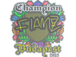 Sticker | FlameZ (Embroidered, Champion) | Budapest 2025