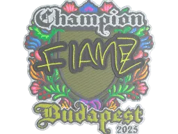 Sticker | FlameZ (Embroidered, Champion) | Budapest 2025