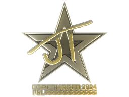 Sticker | JT (Gold) | Copenhagen 2024