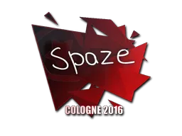 Sticker | spaze | Cologne 2016
