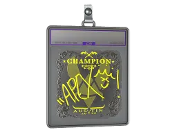 Sticker Slab | apEX (Foil, Champion) | Austin 2025