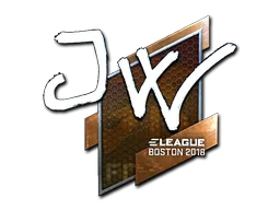 Sticker | JW (Foil) | Boston 2018