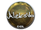 Sticker | Aleksib (Foil) | Katowice 2019