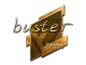Sticker | buster (Gold) | Boston 2018 CS2 skin