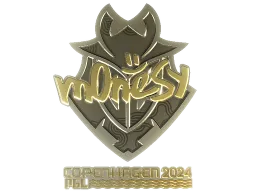 Sticker | m0NESY (Gold) | Copenhagen 2024