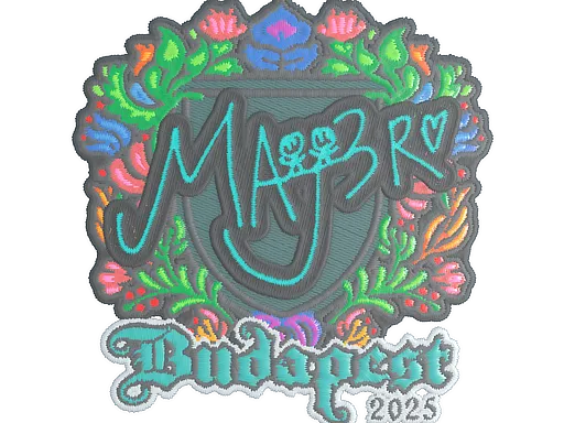 Sticker | MAJ3R (Embroidered) | Budapest 2025