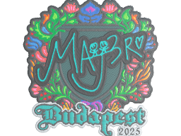 Sticker | MAJ3R (Embroidered) | Budapest 2025