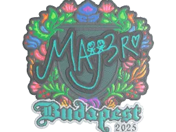 Sticker | MAJ3R (Embroidered) | Budapest 2025