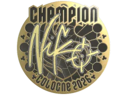 Sticker | NiKo (Gold, Champion) | Cologne 2026
