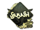 Sticker | sjuush (Gold) | Rio 2022