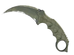 ★ StatTrak™ Karambit | Safari Mesh (Well-Worn)
