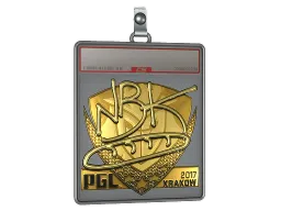 Sticker Slab | NBK- (Gold) | Krakow 2017