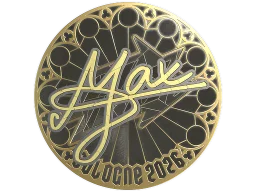 Sticker | max (Gold) | Cologne 2026