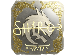 Sticker | sh1ro (Gold) | Austin 2025