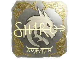 Sticker | sh1ro (Gold) | Austin 2025