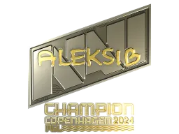 Sticker | Aleksib (Gold, Champion) | Copenhagen 2024