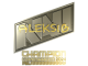 Sticker | Aleksib (Gold, Champion) | Copenhagen 2024