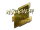 Sticker | markeloff (Gold) | Boston 2018 CS2 skin