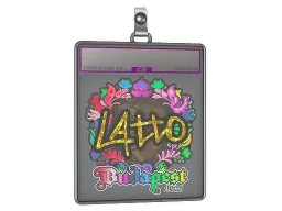 Sticker Slab | latto (Holo) | Budapest 2025