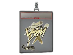 Sticker Slab | v$m (Gold) | Paris 2023