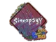 Sticker | sinnopsyy (Glitter) | Rio 2022 CS2 skin