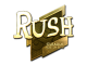 Sticker | RUSH (Gold) | Boston 2018