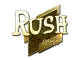Sticker | RUSH (Gold) | Boston 2018 CS2 skin