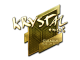 Sticker | kRYSTAL (Gold) | Boston 2018