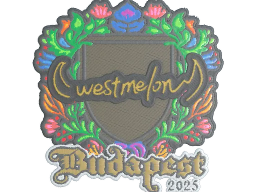 Sticker | westmelon (Embroidered) | Budapest 2025