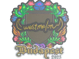 Sticker | westmelon (Embroidered) | Budapest 2025