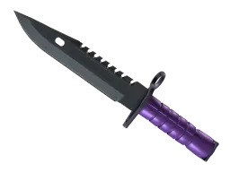 ★ StatTrak™ M9 Bayonet | Ultraviolet (Minimal Wear)