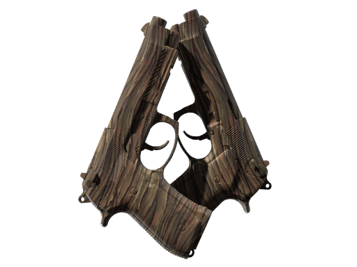 Souvenir Dual Berettas | Drift Wood (Factory New)