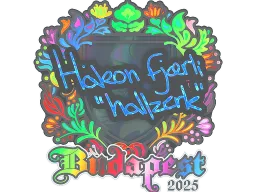 Sticker | hallzerk (Holo) | Budapest 2025