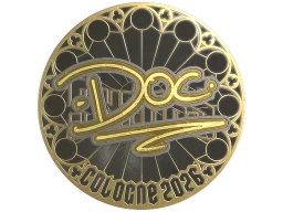 Sticker | doc (Gold) | Cologne 2026