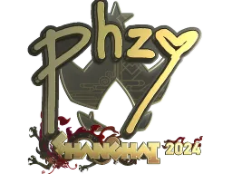 Sticker | phzy (Gold) | Shanghai 2024