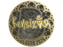 Sticker | kensizor (Gold) | Cologne 2026