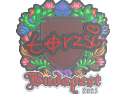 Sticker | torzsi (Embroidered) | Budapest 2025