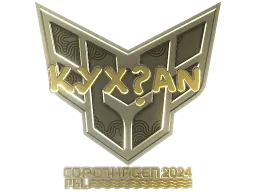 Sticker | kyxsan (Gold) | Copenhagen 2024