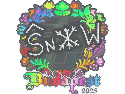 Sticker | snow (Holo) | Budapest 2025